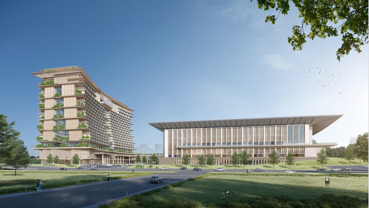 公司中标深圳国际交流中心(一期) 地基与基础项目